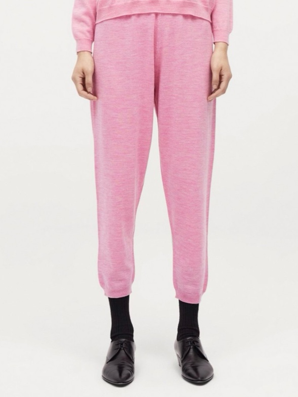 Babaá No 25 Relaxed Merino Wool Pants in Candy